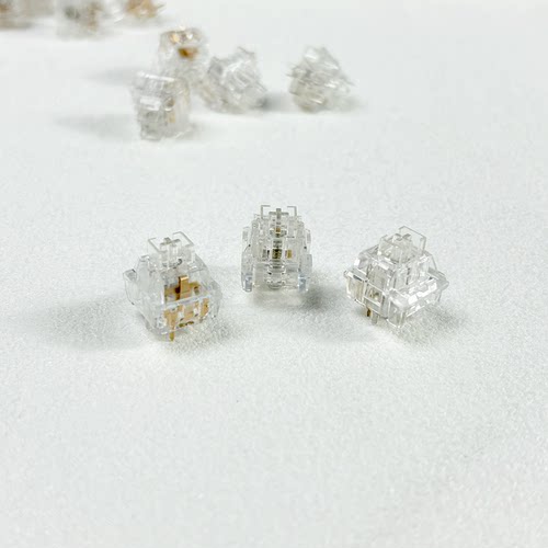 高透明防尘壁五脚线性键盘轴体