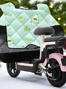 专用爱玛FX3Pro电动车挡风被冬季四季款加绒加厚电瓶车防风防雨罩