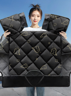 专用25款极核AE7pro电摩电动挡风被冬季四季款加绒加厚防风防雨罩