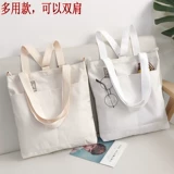 Сумка через плечо, универсальная вместительная и большая ретро сумка на одно плечо, тканевый мешок, коллекция 2023, в корейском стиле