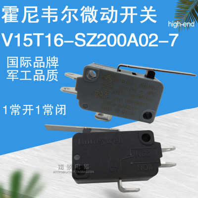 Honeywell霍尼韦尔微动开关 V15T16-SZ200A02-7短脚带杆限位