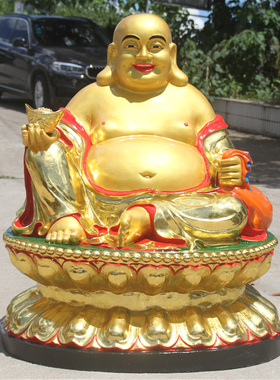 树脂大型摆件寺庙弥勒佛