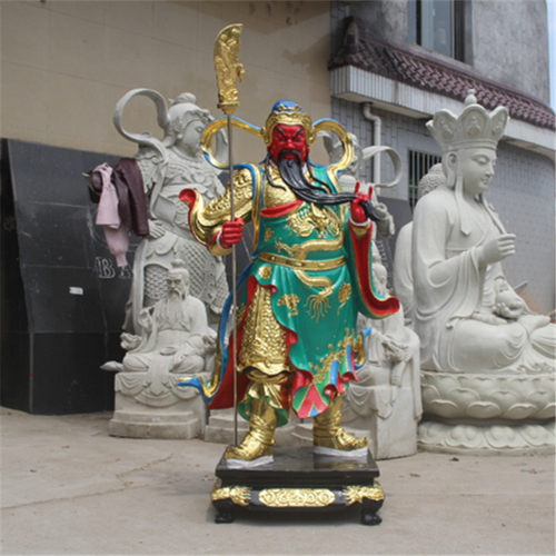 供奉九龙关公像招财像
