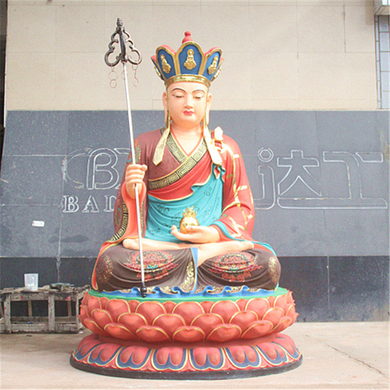 寺庙树脂玻璃钢地藏王菩萨佛像