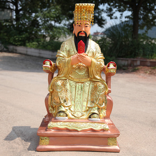 慈慧厂家直销树脂佛像88沙金玉帝神像鎏金玉皇大帝王母娘娘佛像