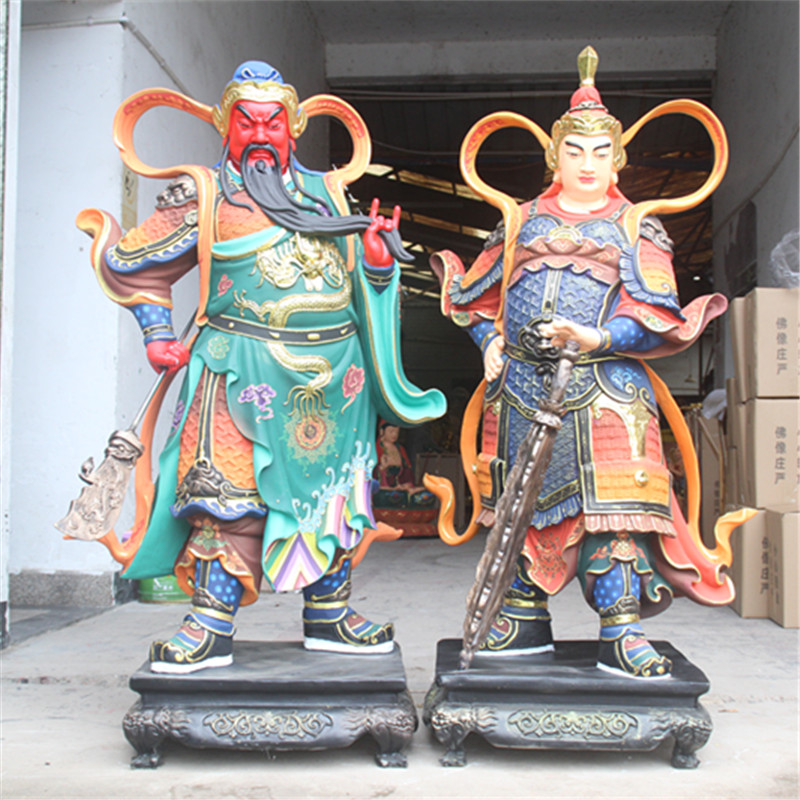 树脂佛像玻璃钢关公寺庙韦驮菩萨