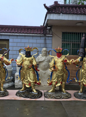 四大天王善吉树脂天王殿