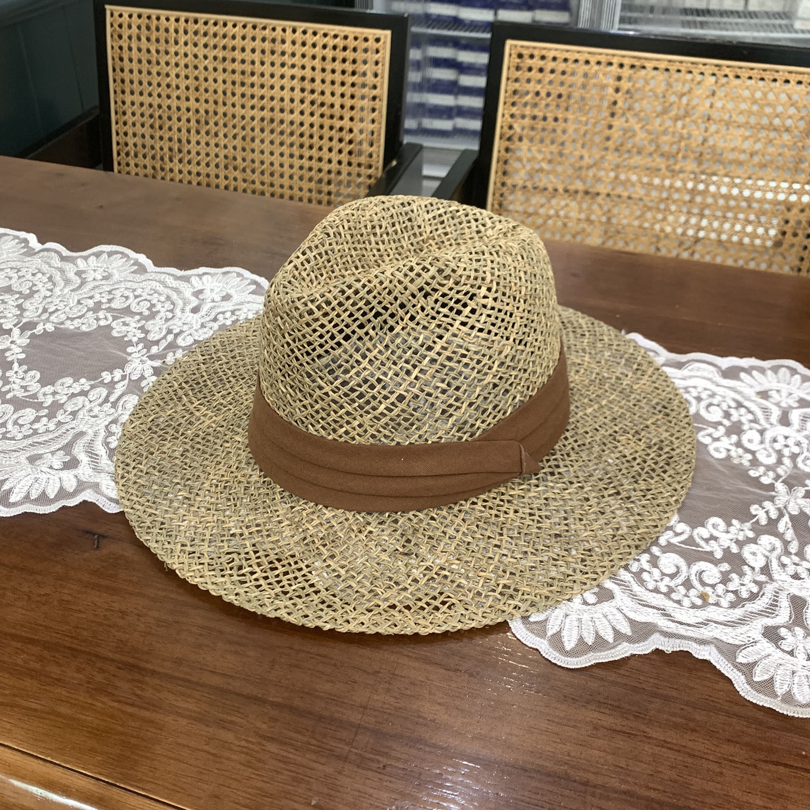 帽子女草帽夏日出游防晒遮阳帽咸草材质时尚百搭礼帽爵士草帽平檐,服饰配件/皮带/帽子/围巾,帽子,淘宝优惠券,粉丝福利购,淘宝优惠卷