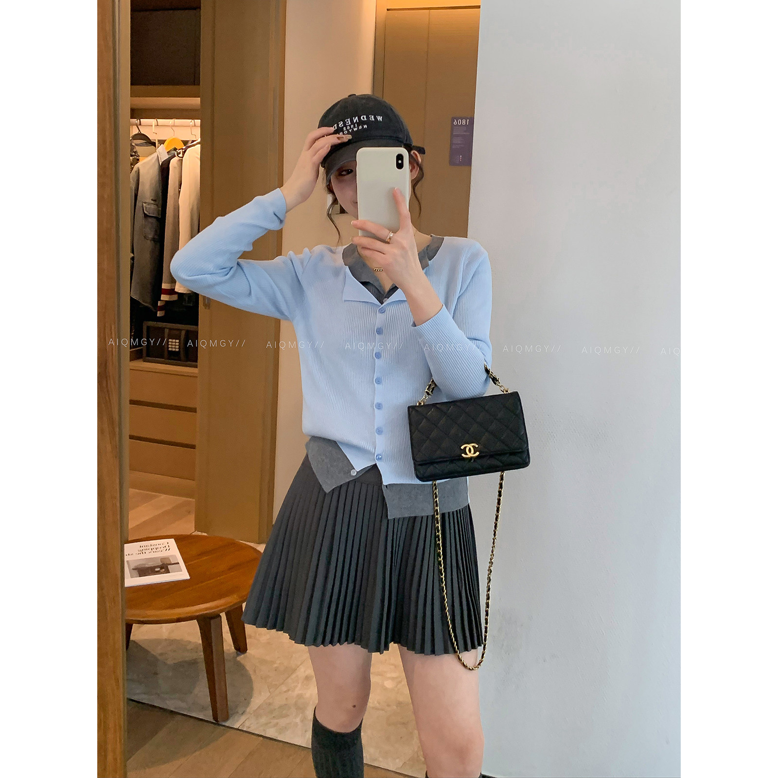 爱情魔鬼 假两件针织衫【1/22 20:00新品】提前加购收藏限时95折,女装/女士精品,毛针织衫,淘宝优惠券,粉丝福利购,淘宝优惠卷