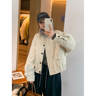 爱情魔鬼鱼 翻领90白鸭绒羽绒派克服女2025冬季新款加厚保暖外套