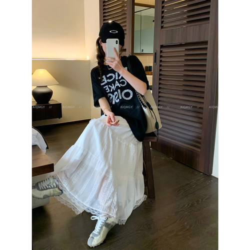 爱情魔鬼鱼 短袖圆领字母印花T恤女2026夏季新款时尚宽松显瘦上衣 - 封面