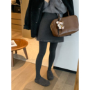 新款 直筒半身裙女2025冬季 高腰显瘦气质短裙 灰色时尚 爱情魔鬼鱼