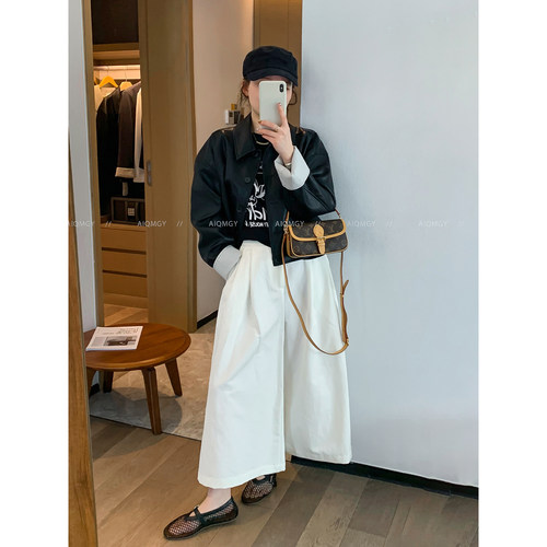 爱情魔鬼鱼翻领皮衣外套夹克