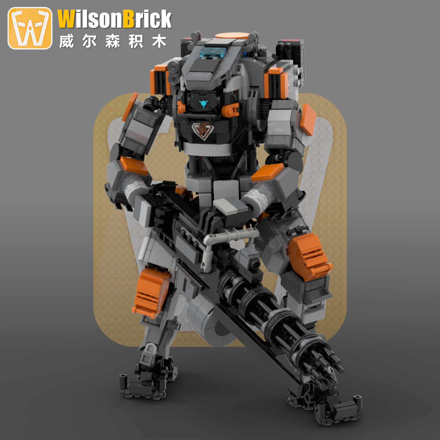 【威尔森积木】泰坦陨落先锋级泰坦BT7274/FS1041拼搭游戏周边