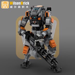 FS1041拼搭游戏周边 泰坦陨落先锋级泰坦BT7274 威尔森积木