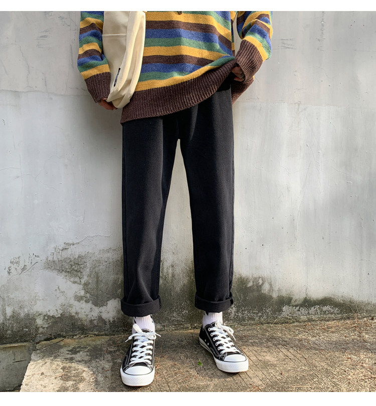 牛仔裤男21春季新款直筒老爹裤XZ1007-1-N13,男装牛仔裤,星座1602（原101B）