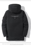 中长款白鸭绒羽绒服冬装外套男加厚户外防寒XZ1007-1-059P95，男装羽绒服，星座1602（原101B）