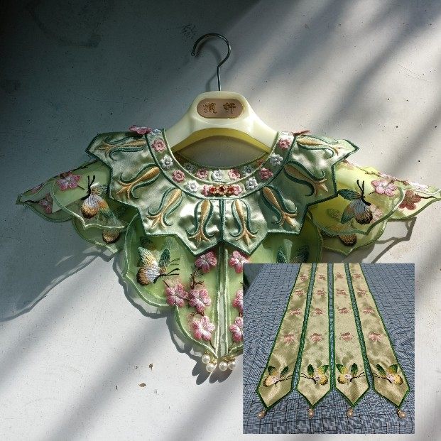 原创汉服云肩重工刺绣订珠明制古风旗袍民族特色平价配饰,女装/女士精品,汉服连衣裙,淘宝优惠券,粉丝福利购,淘宝优惠卷