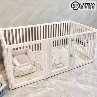 狗狗围栏栅栏室内防护栏挡板新型宠物小型中型犬小狗笼子别墅家用