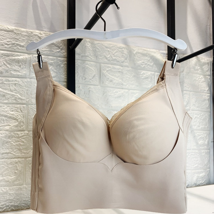 调整型内衣女聚拢显大中薄杯加宽侧围收副乳防下垂无钢圈文胸罩
