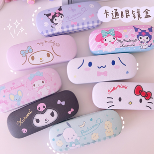 玉桂狗眼镜盒便携男女高级感可爱儿童近视眼睛墨镜盒女款收纳抗压