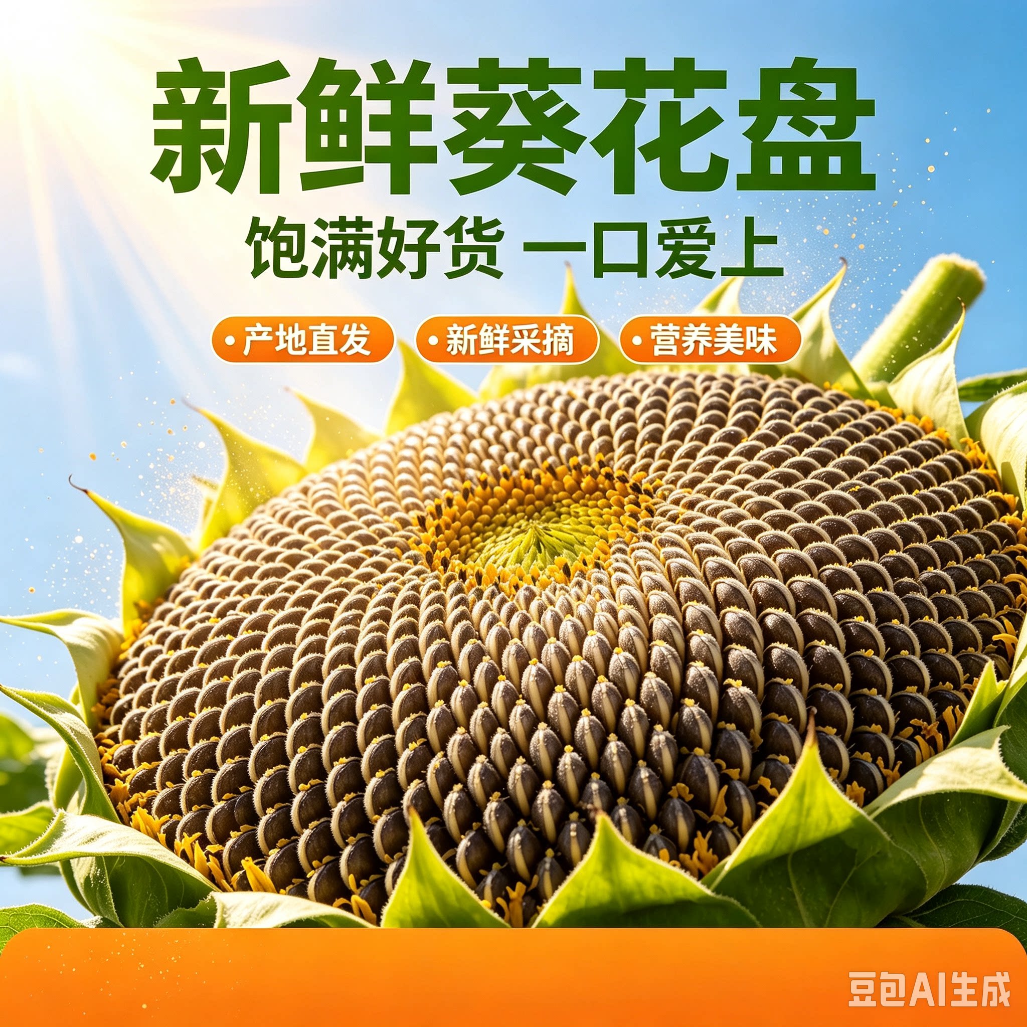 2026现摘新鲜带籽向日葵花盘头可做幼儿园道具食用花盘手剥生吃的