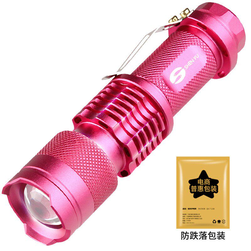 神鱼365nm紫外线光灯手电筒荧光剂led检测查笔婴儿验钞测试仪鉴定