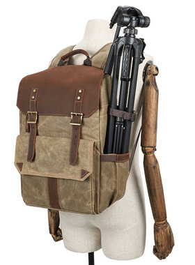 New Shoulder Photography Bag Canvas SLR Camera Bag双肩摄影包