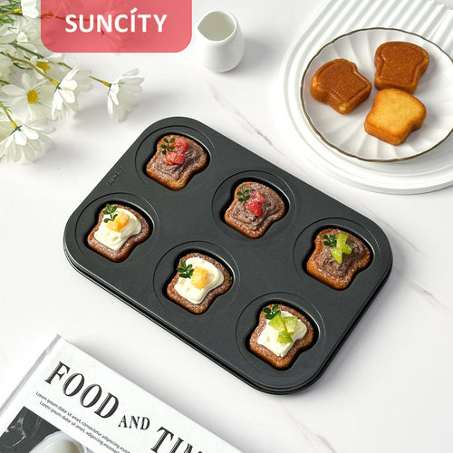 High quality cartoon 6-pack chef hat cake mold厨师帽蛋糕模具