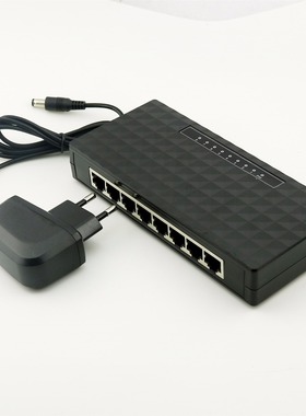 Mini 8 Ports RJ45 10/100Mbps Base Gigabit LAN