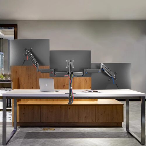 Monitor stand, computer lifting metal stand, 17-27 inches