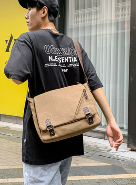 New Canvas men's bag, trendy men's work bag, shoulder bag