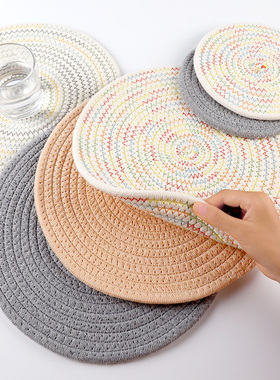 New Bowl mat Nordic plate pad insulating  anti-hot