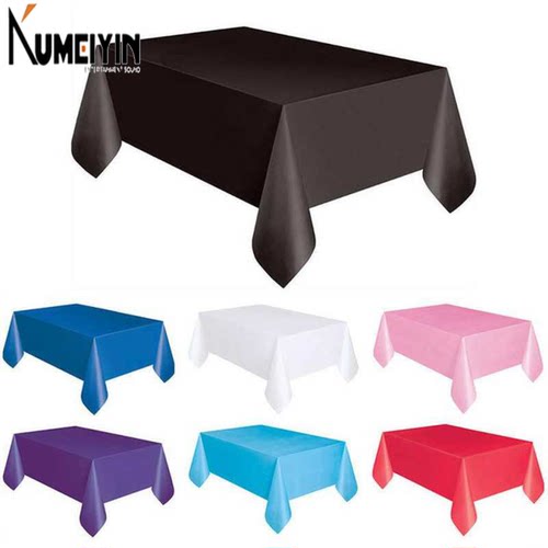 New 1PC plastic tablecloth wedding birthday party