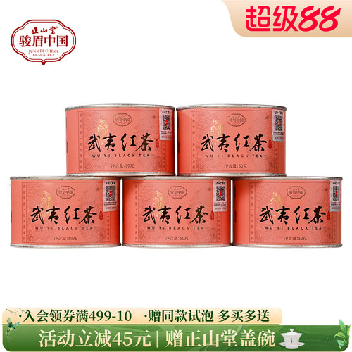 正山堂武夷红茶武夷山小种冷泡茶