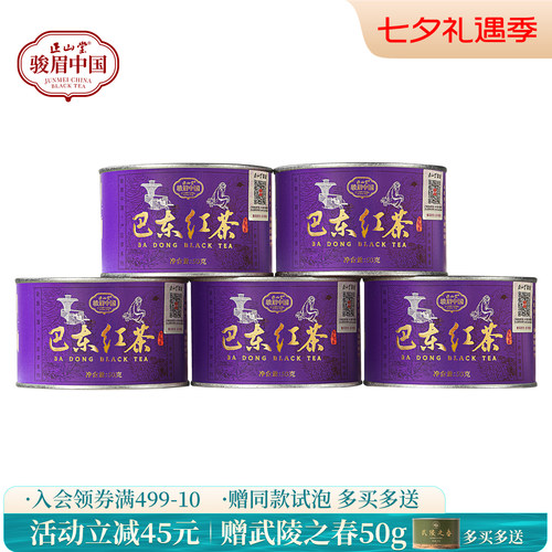 正山堂巴东红湖北特级红茶罐装