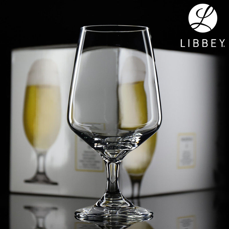 libbey酒店多用途水杯餐饮果汁杯啤酒屋精酿啤酒杯菱形鸡尾酒杯子