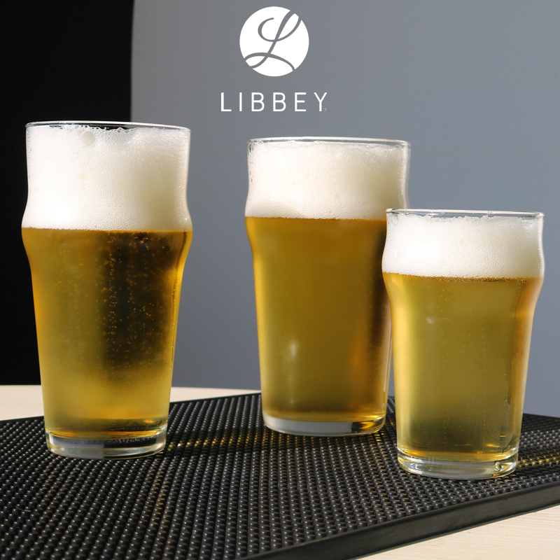 英式品脱啤酒杯德国精酿大号扎啤杯调酒杯酒吧鸡尾酒杯可定制LOGO