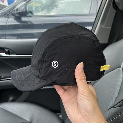 轻薄速干透气软檐短帽檐鸭舌帽骑行自行车跑步吸汗头盔内衬帽男女