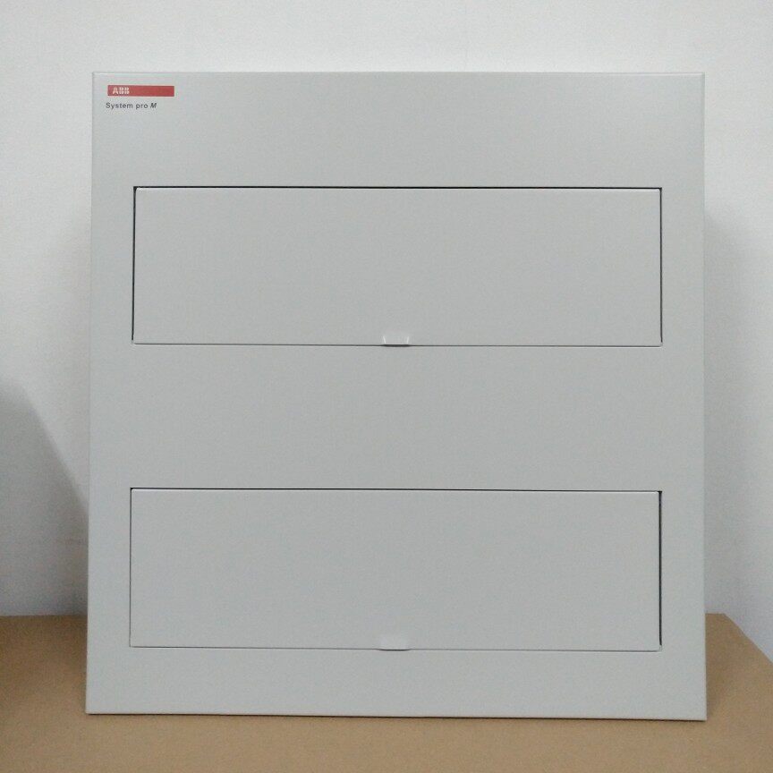 abb配电箱强电箱双层40路acm 2x20 fnb金属暗箱适用34 36 38回路
