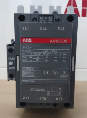 ABB交流接触器AX185-30-11 185A AX系列 ABB新款替代A185D-30-11
