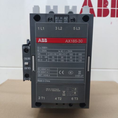 ABB交流接触器AX185-30-11 185A AX系列 ABB新款替代A185D-30-11