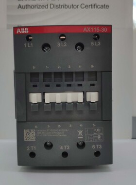ABB交流接触器AX115-30-11 115A AX系列 ABB新款替代A110D-30-11