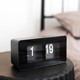 台式 自动翻页钟表复古客厅摆件座钟现代简约静音时钟个性 创意台钟