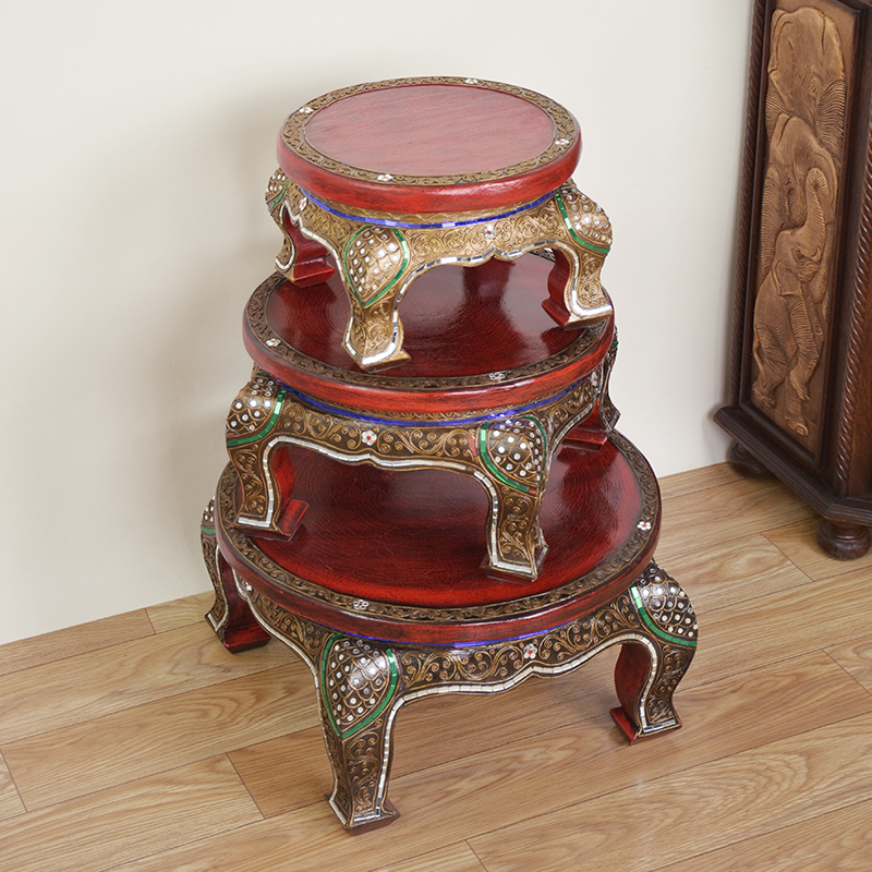 实木成人新中式创意家用小板凳