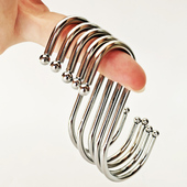 银色S形挂钩壁挂式 花盆专用防锈铁勾承重强轻松悬挂花篮绿植强力