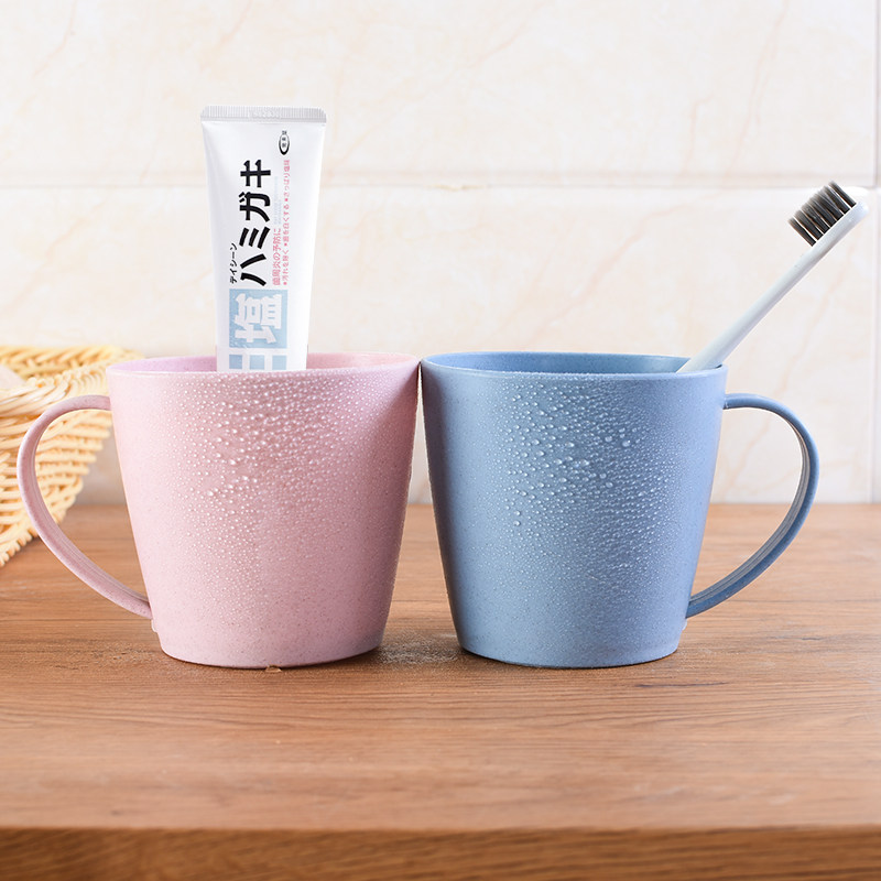 北欧创意塑料一对漱口杯 简约刷牙杯子洗漱杯牙杯情侣牙刷杯牙缸