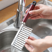 薯条神器不锈钢波浪土豆切刀波纹薯格刀土豆切片器家用花式 切菜器