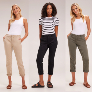 萝卜裤 高腰直筒修身 春秋休闲高弹力款 2件9折外贸大牌多色薄款