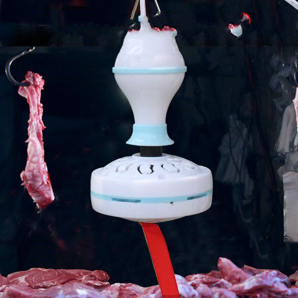 熟肉店小型风扇卤菜赶苍蝇驱蚊风扇静音无伤害熟食店用吊扇带丝带